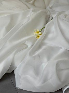 Тюль однотонний Matte Crepe зображення